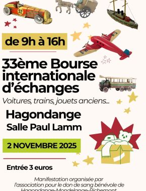Bourse internationale d'échanges de jouets anciens et miniatures